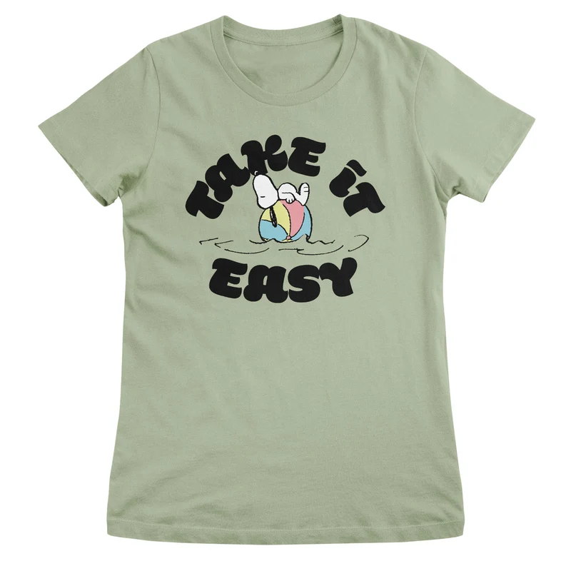 Peanuts - Take It Easy Girly Tee