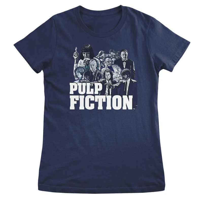 Pulp Fiction Characters Girly Tee
