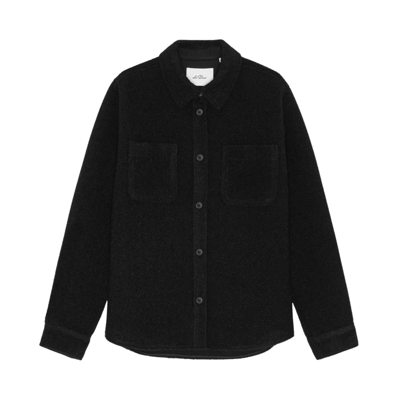 Bouclé Overshirt - Black