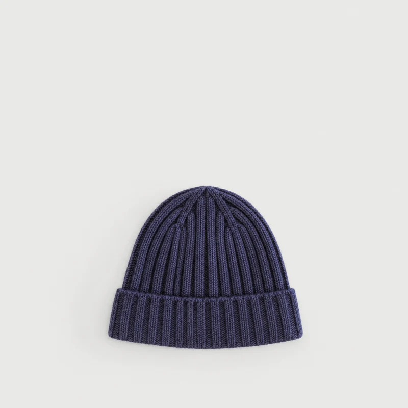 KNITTED CASHMERE BEANIE