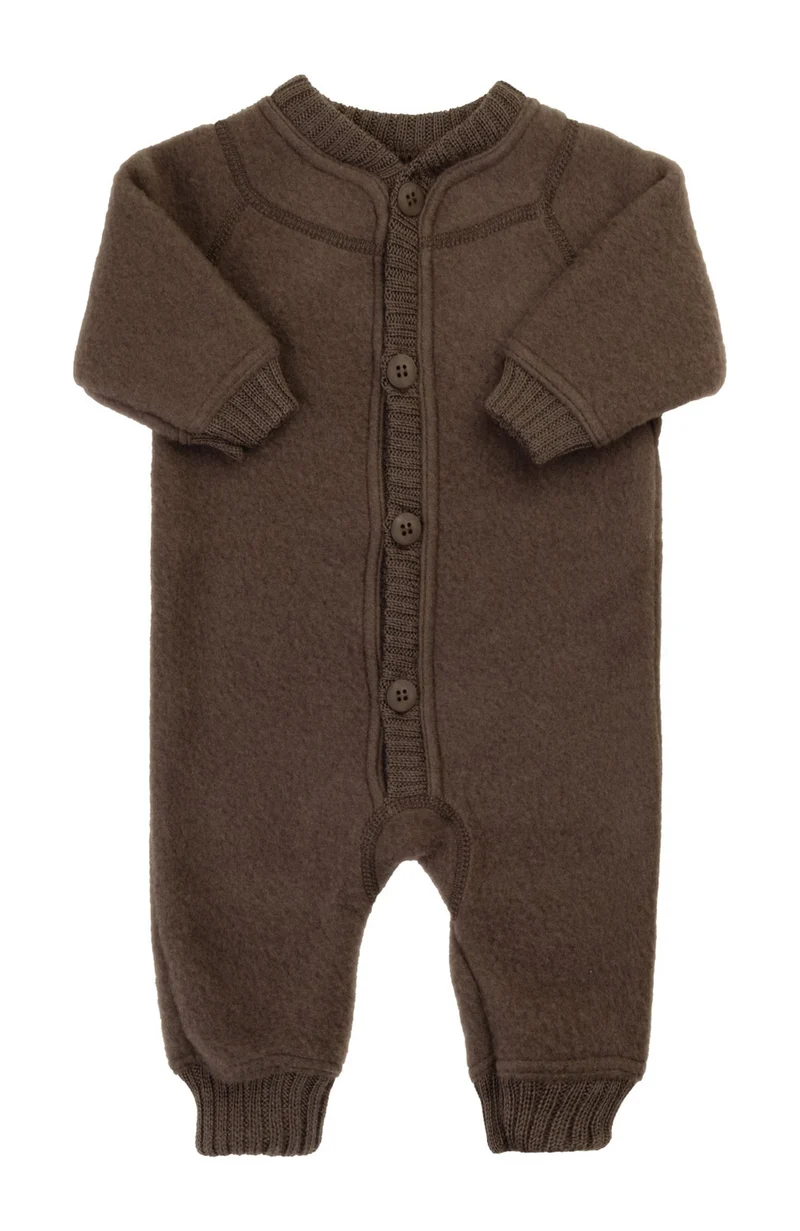 Wool Overall - Dark Brown