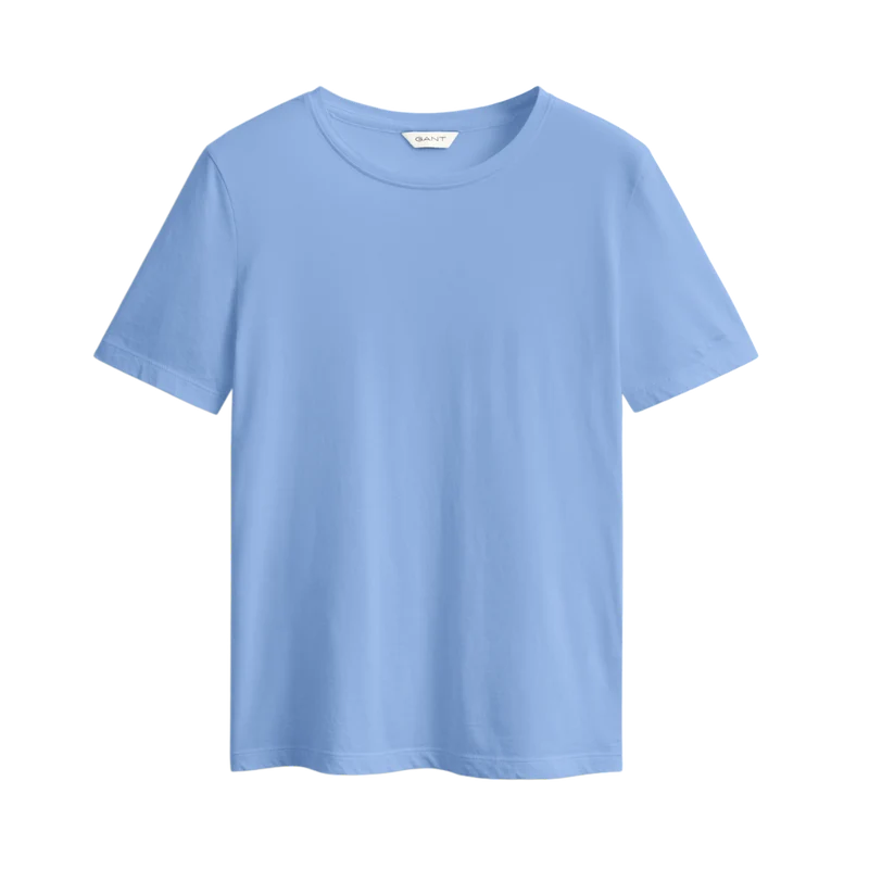 Light Cotton T-Shirt - Hydrangea Blue