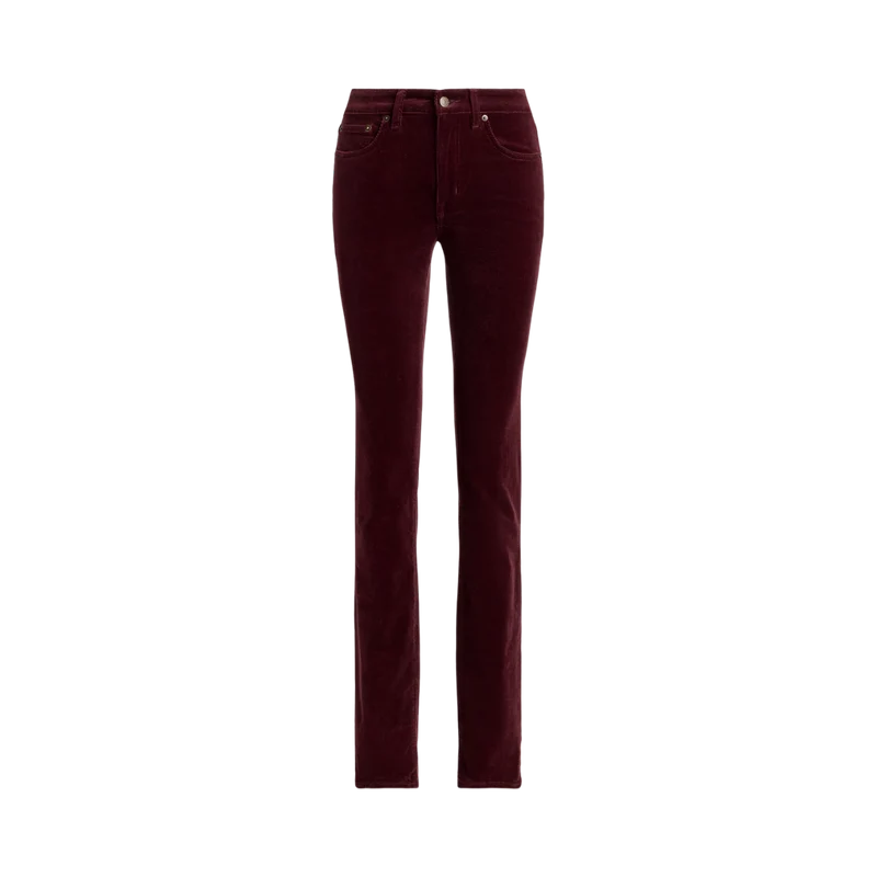 Midrise 5 Pocket - Dark Garnet