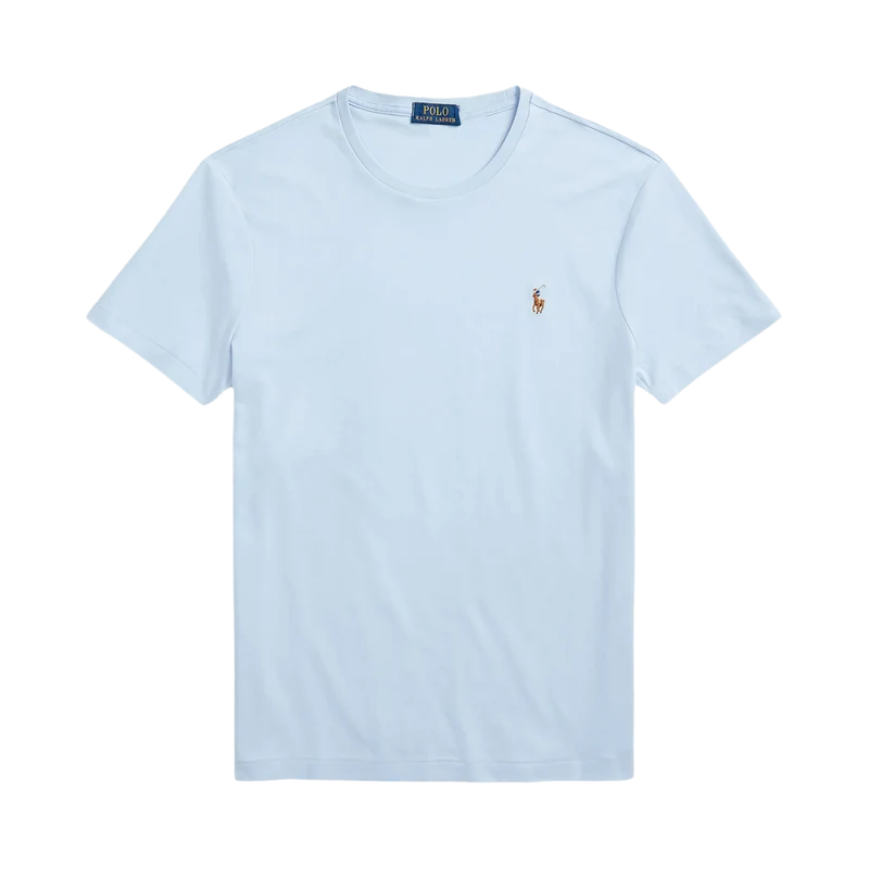 Custom Slim Fit Soft Cotton T-Shirt - Office Blue