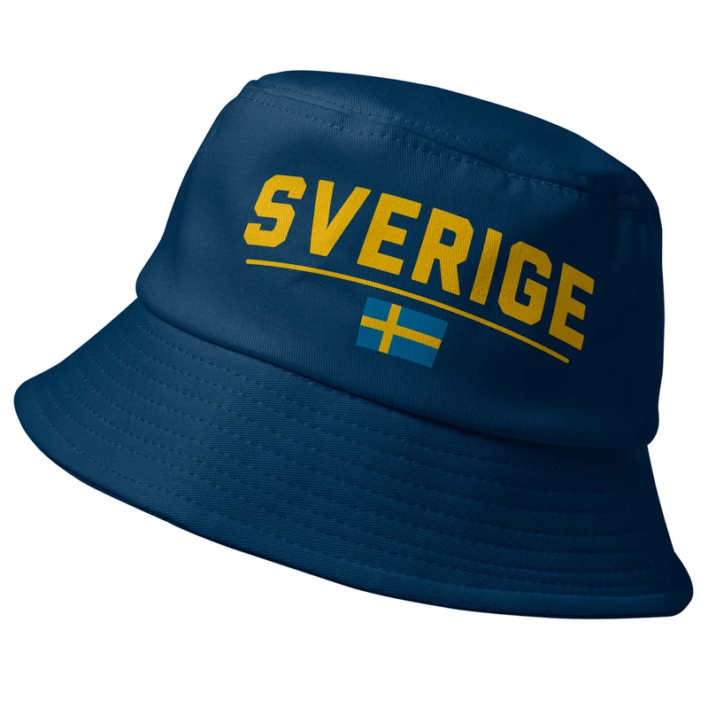 Sverige Flagga Bucket Hat