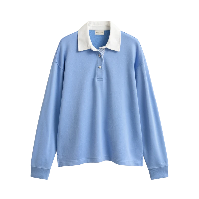 Rugger Sweatshirt - Hydrangea Blue