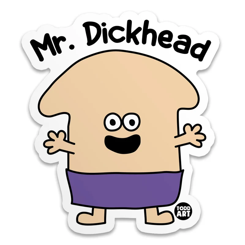 Mr Dickhead Sticker