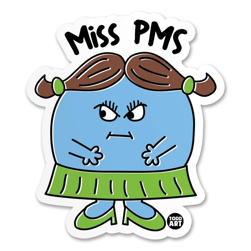 Miss PMS Sticker