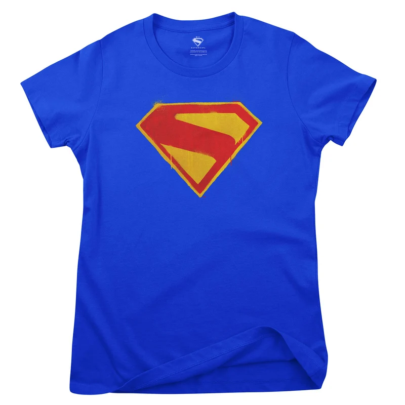 Supergirl Inked S-Shield Girly Tee