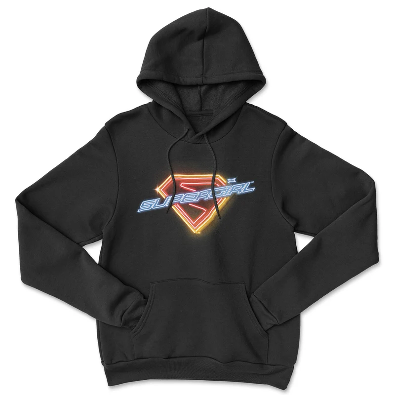 Supergirl Neon Logo Hoodie