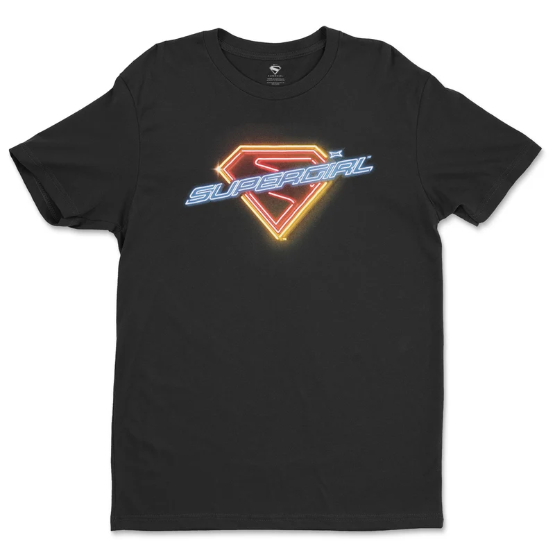 Supergirl Neon Logo T-Shirt