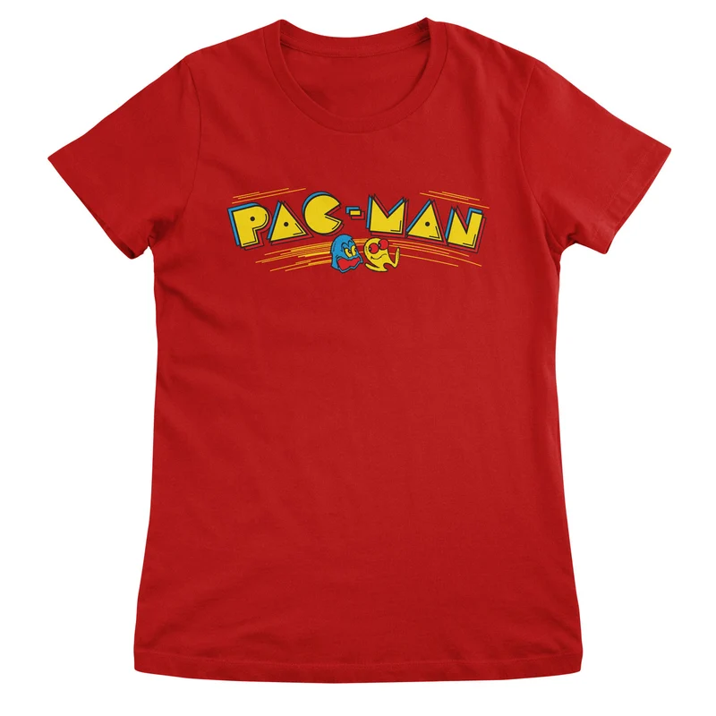Pac-Man Arcade Machine Logo Girly Tee