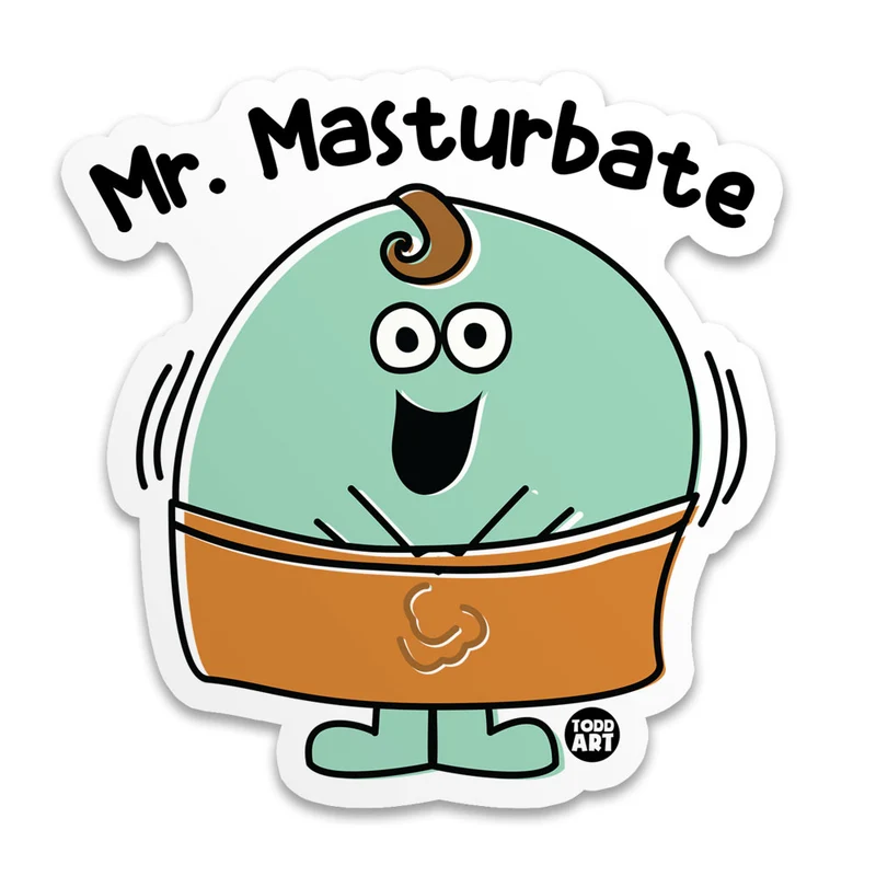 Mr Masturbate Sticker