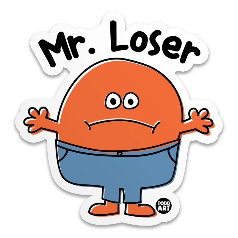Mr Loser Sticker