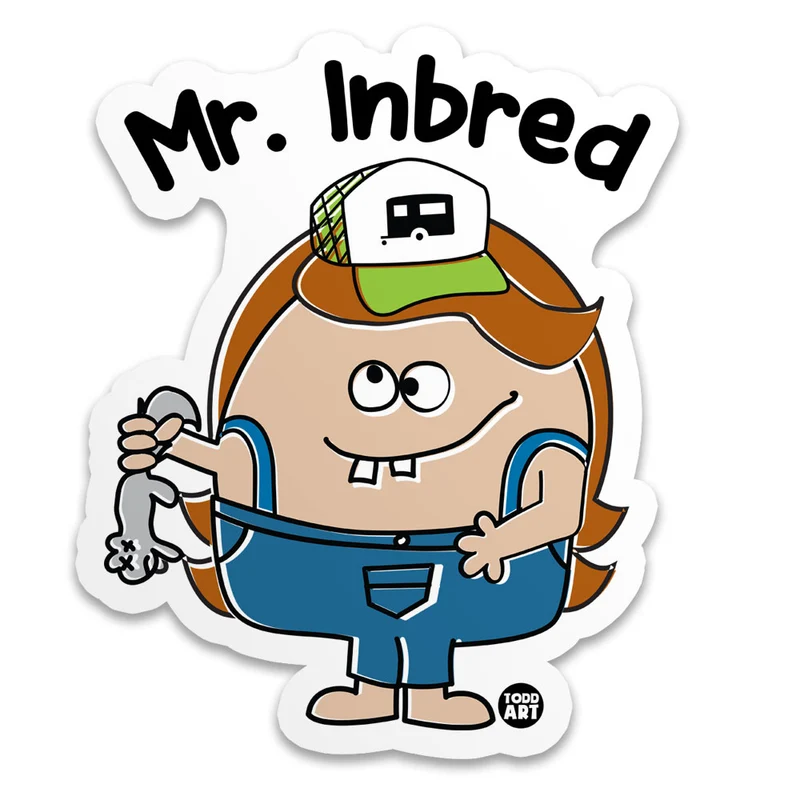 Mr Inbred Sticker