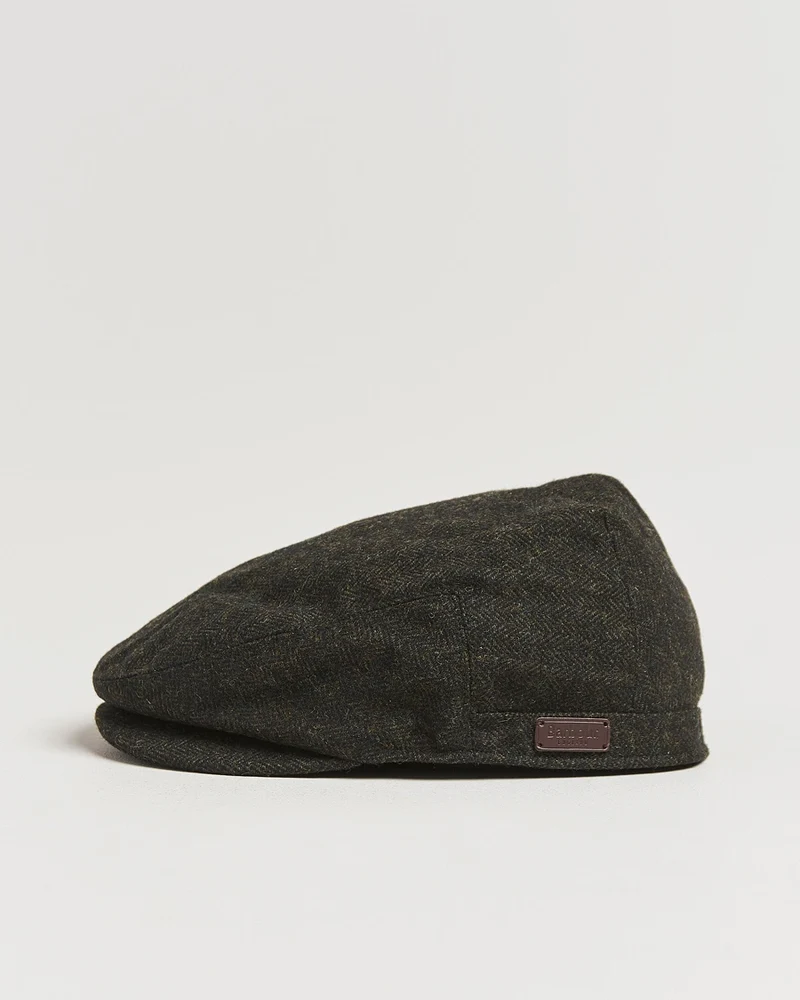 BARBOUR Barlow Flat Cap - Olive
