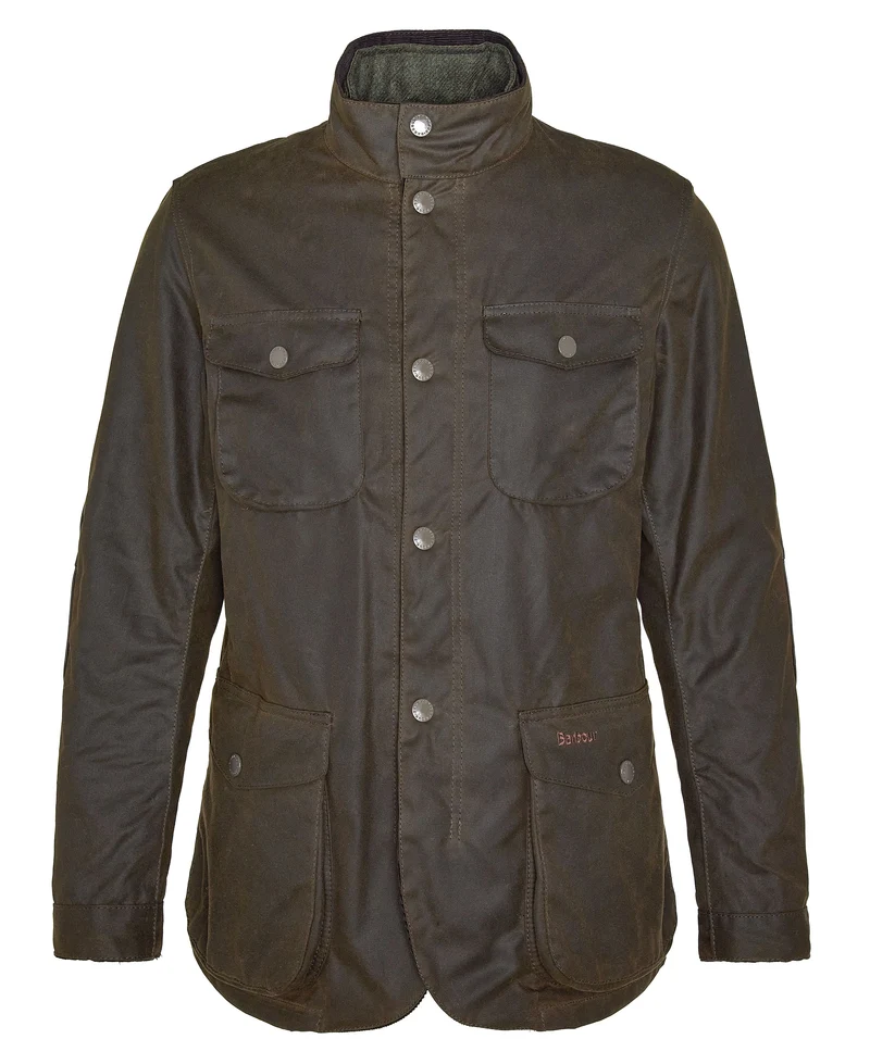 BARBOUR Ogston Wax Jacket - Olive