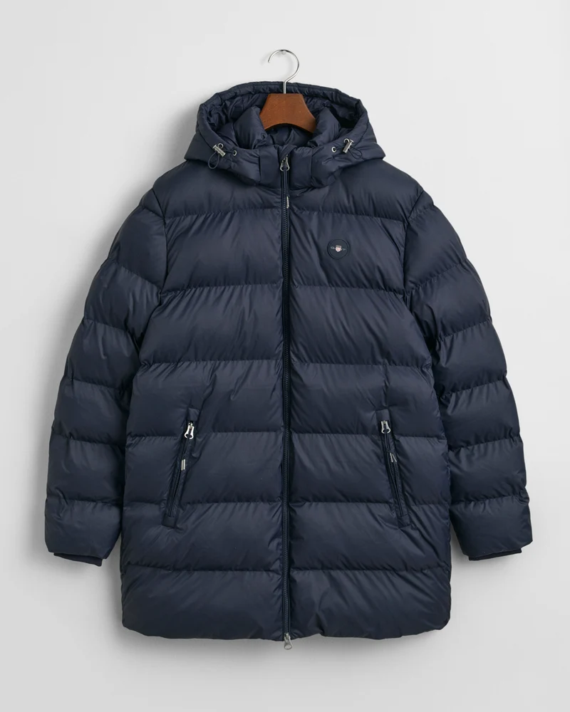 GANT Active Cloud Mid Length Jacket - Evening Blue