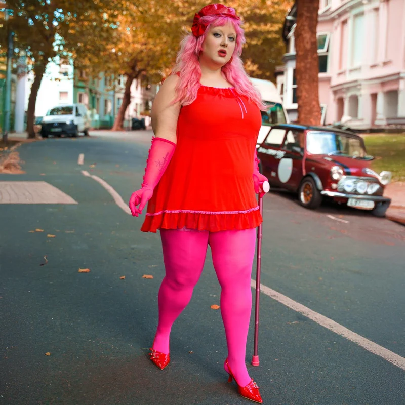 80 Denier Tights - Gnome Nose