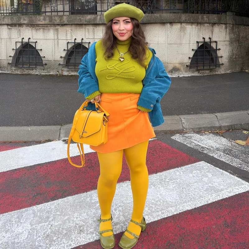 80 Denier Tights - Cursed Custard