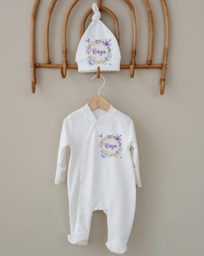 Bloemen - Boxpakje Newborn met Naam – Comfort voor de Eerste Maanden