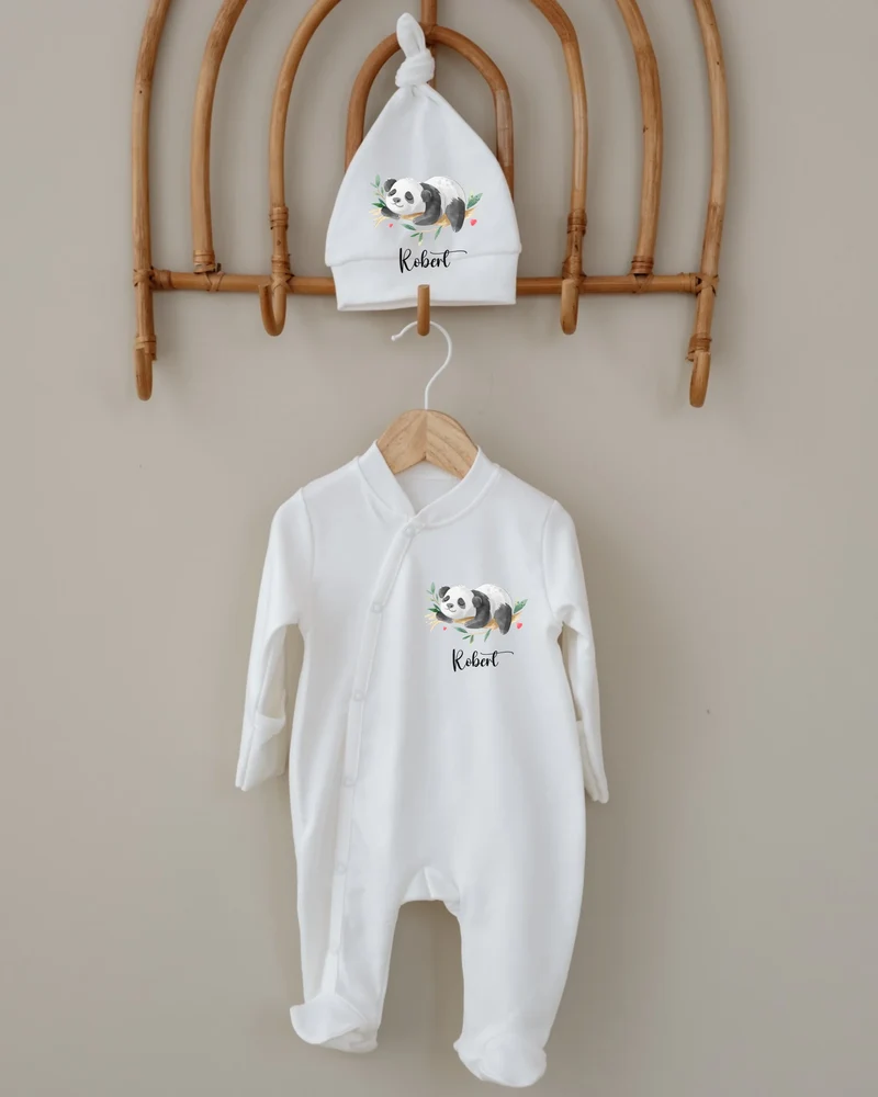 Panda - Boxpakje Newborn met Naam – Comfort voor de Eerste Maanden