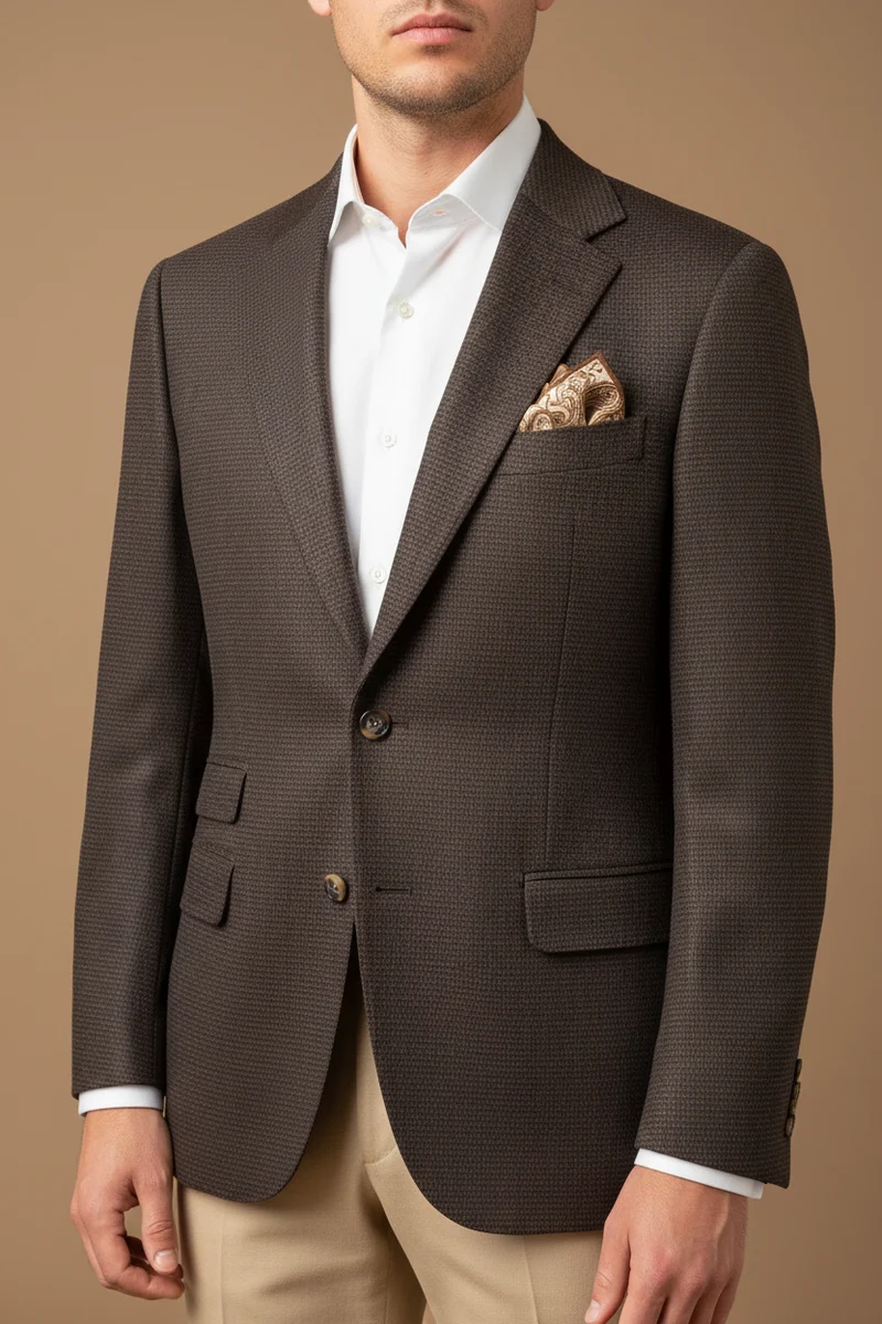 SAND Sherman Easy Blazer - Dark Brown
