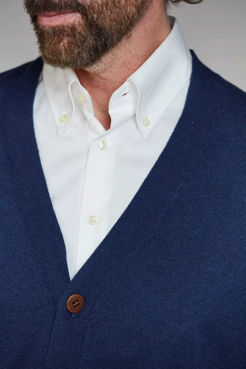 HANSEN & JACOB Sleek Cardigan - Navy