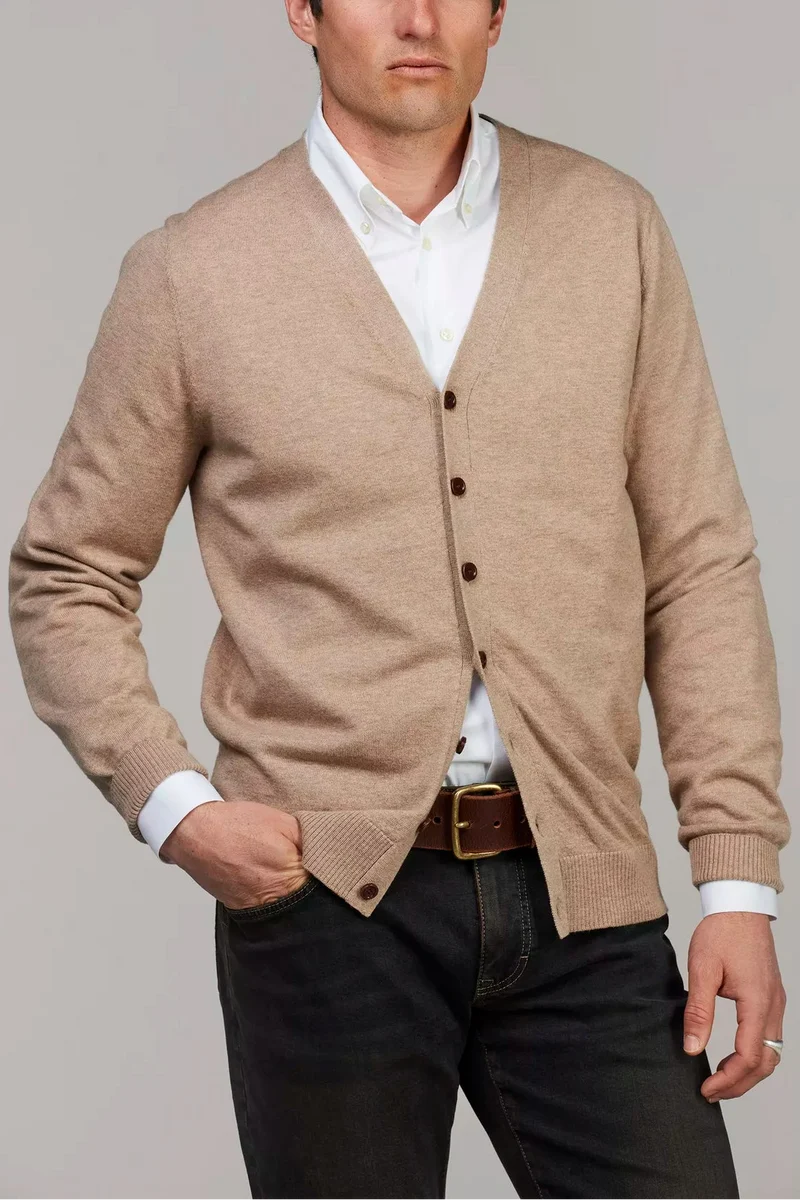 HANSEN & JACOB Classic Cardigan - Beige