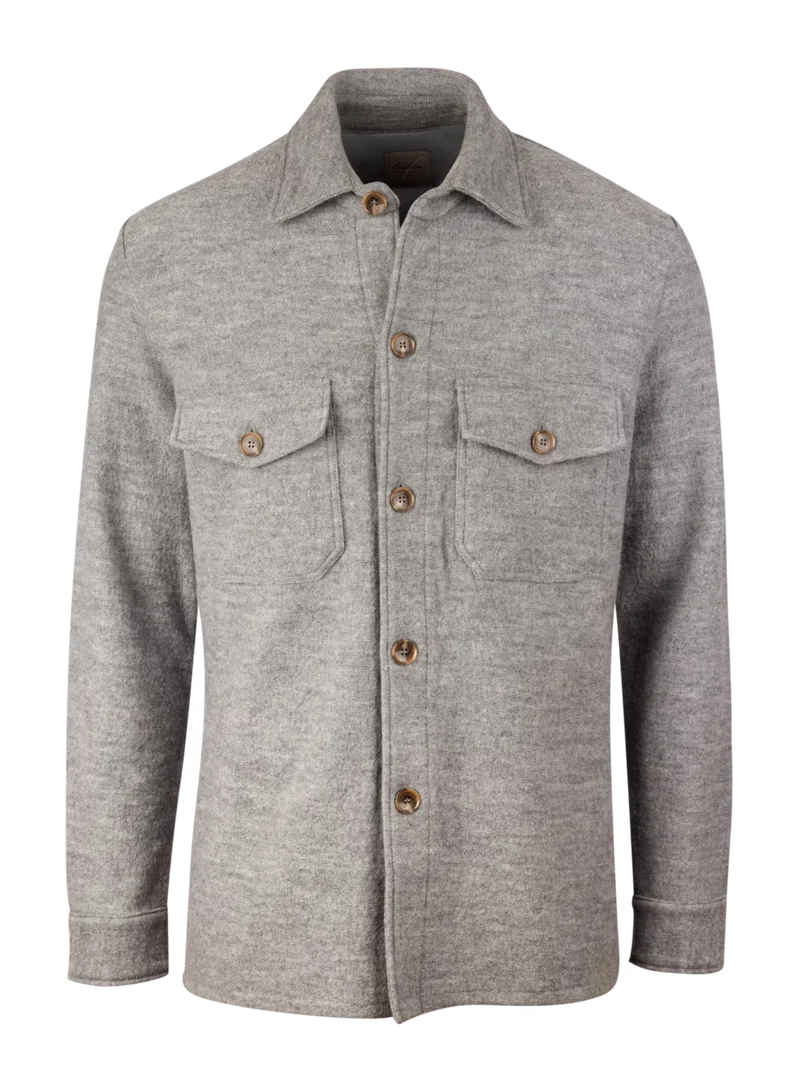 STENSTRÖMS Wool Overshirt - Grey