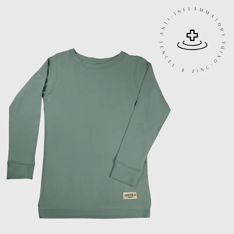 Children's Long-Sleeve Top for Sensitive Skin - Green Bay