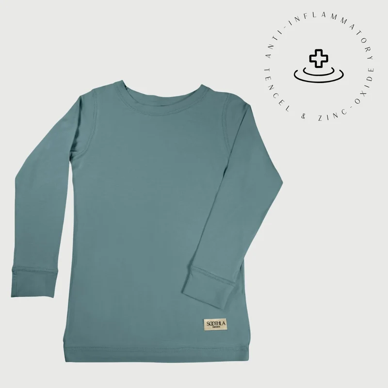 Children's Long-Sleeve Top for Sensitive Skin - Arctic