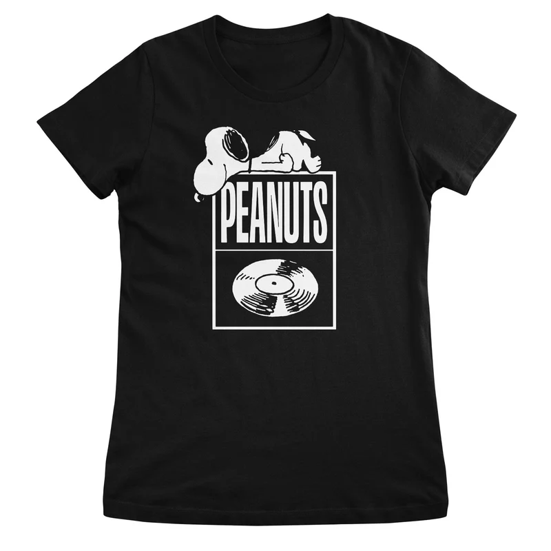 Peanuts Records Girly Tee