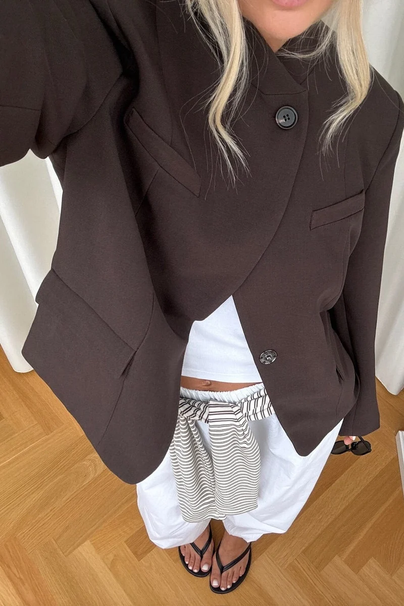 Noella - N-Monique Blazer 13860012 - 674 - Chocolate