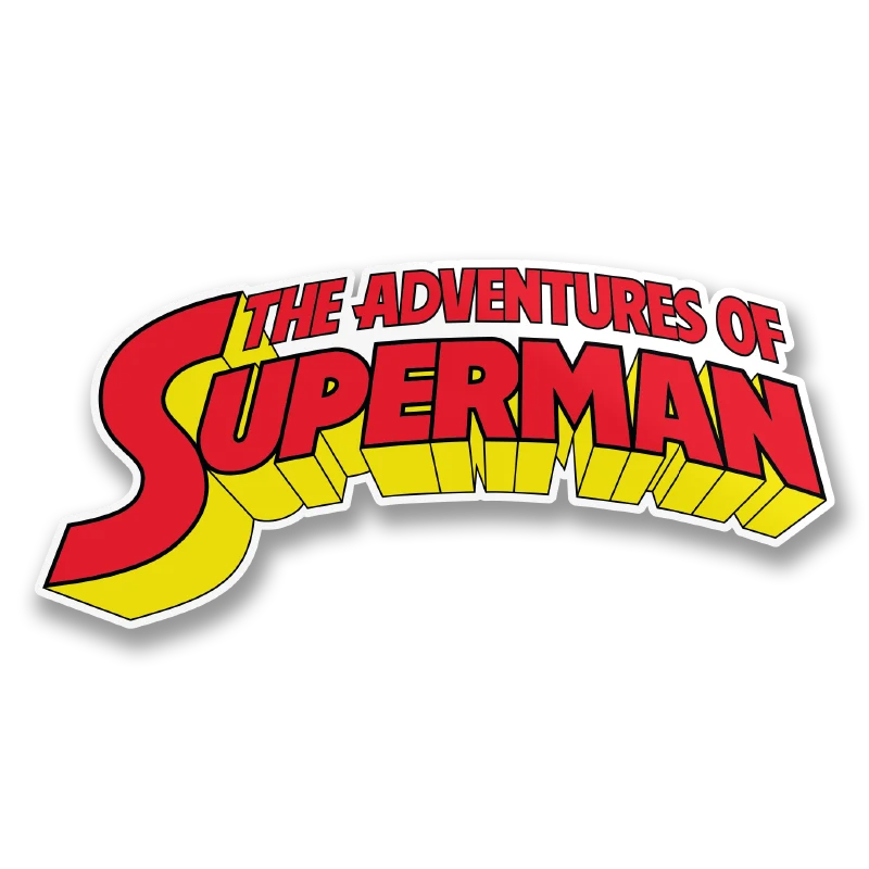 The Adventures Of Superman Sticker