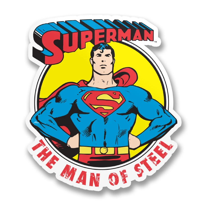Man Of Steel Sticker