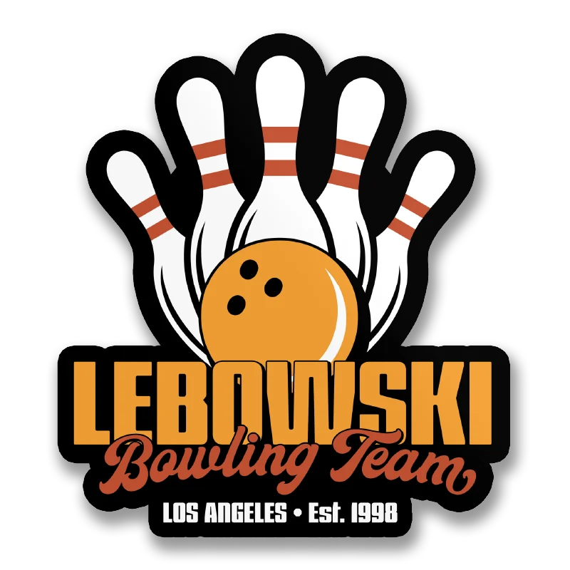 The Big Lebowski Bowling Team Sticker