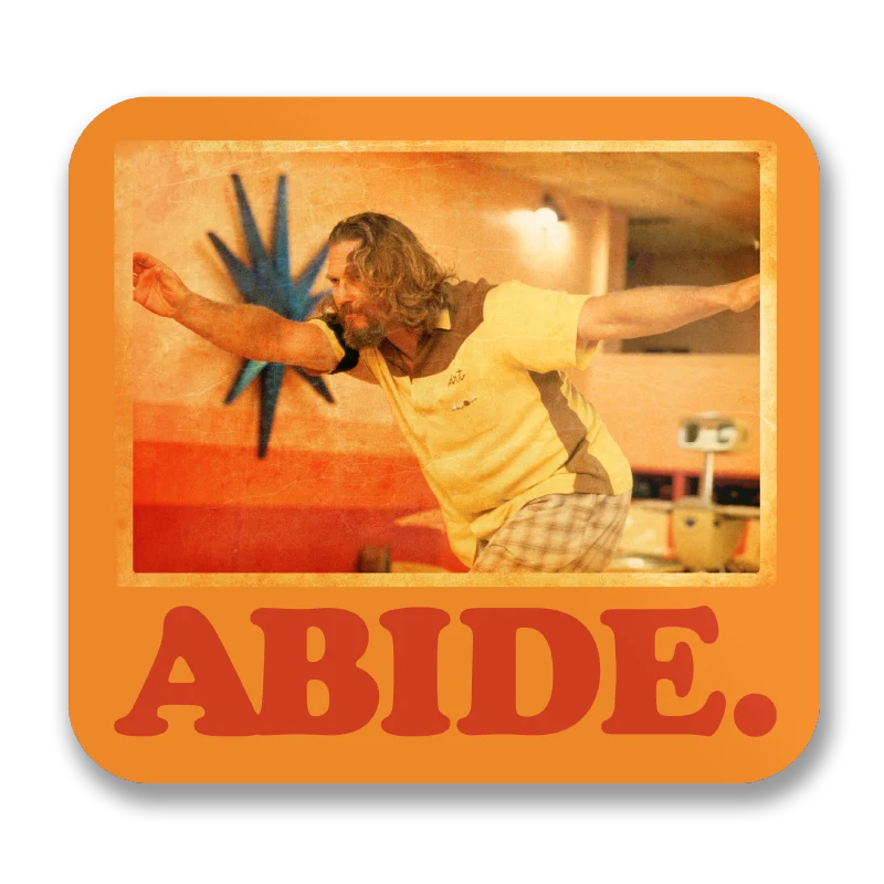 Abide Sticker