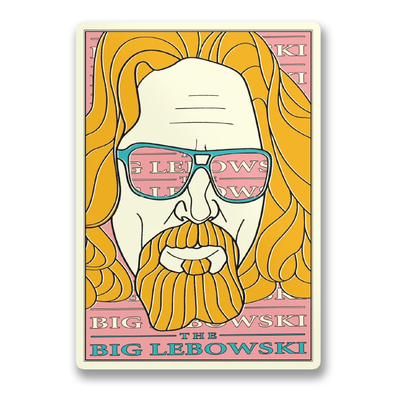 The Big Lebowski Art Sticker