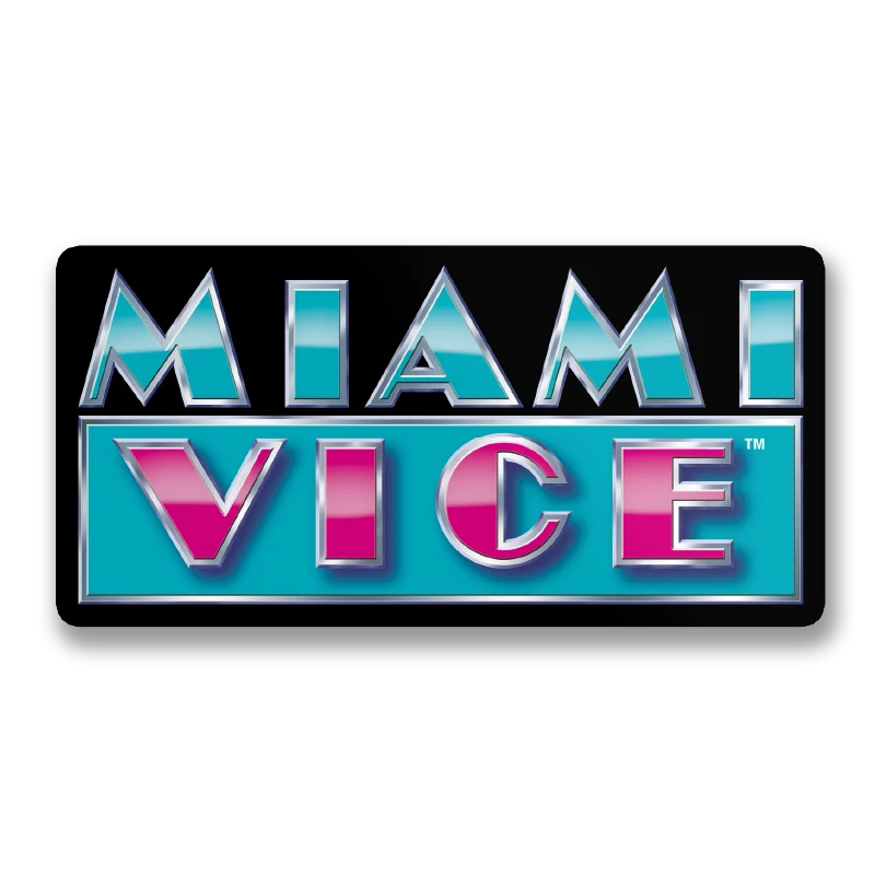 Miami Vice Logotype Sticker