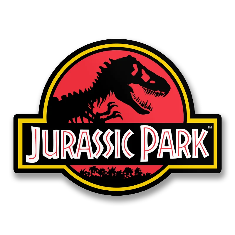 Jurassic Park Logotype Sticker