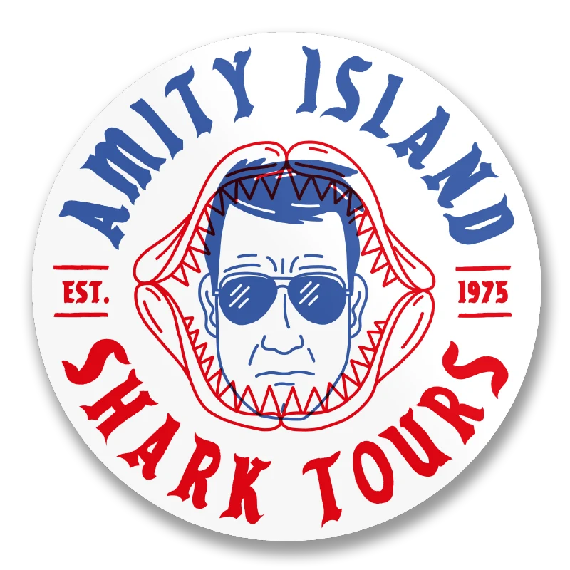 Quint's Shark Tours Sticker