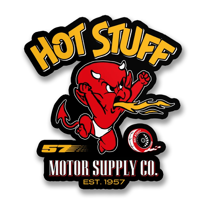Hot Stuff Motor Supply Co Sticker