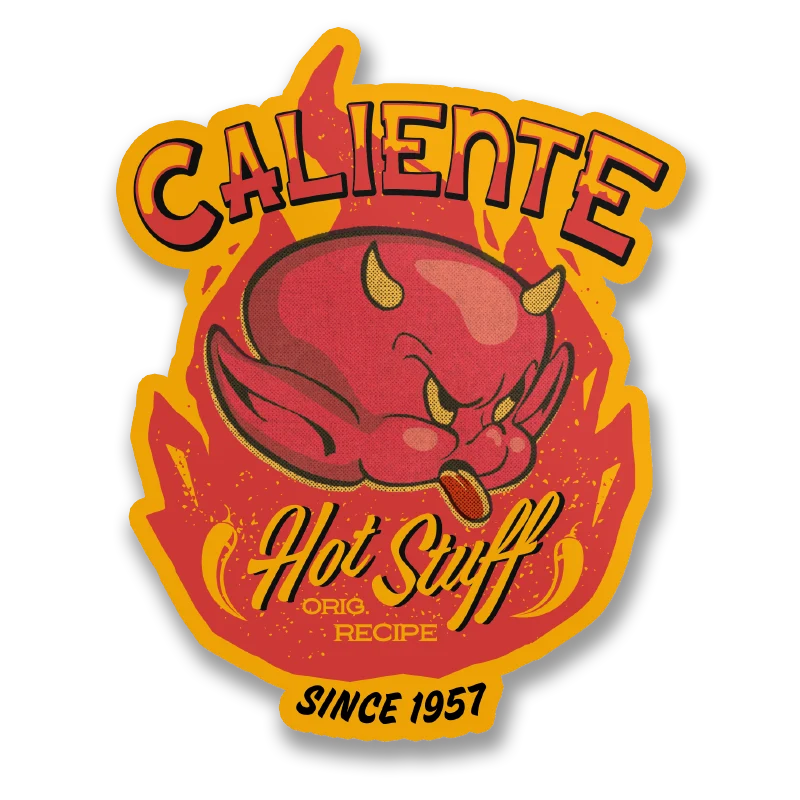 Hot Stuff Caliente Sticker