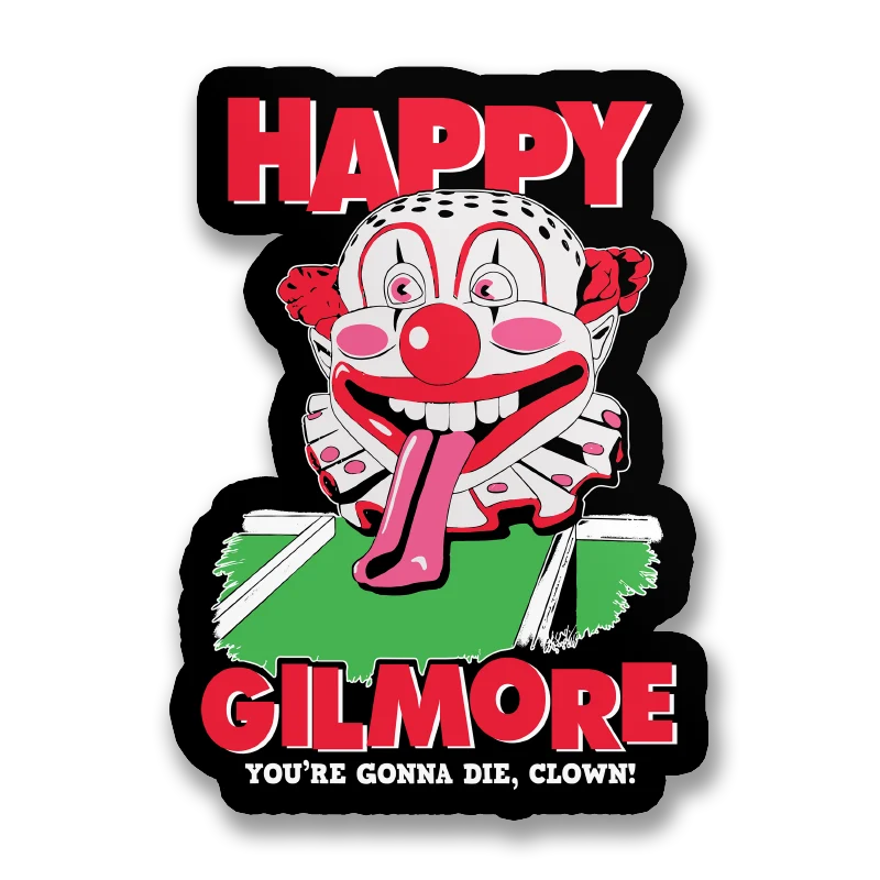 Happy Gilmore Clown Sticker