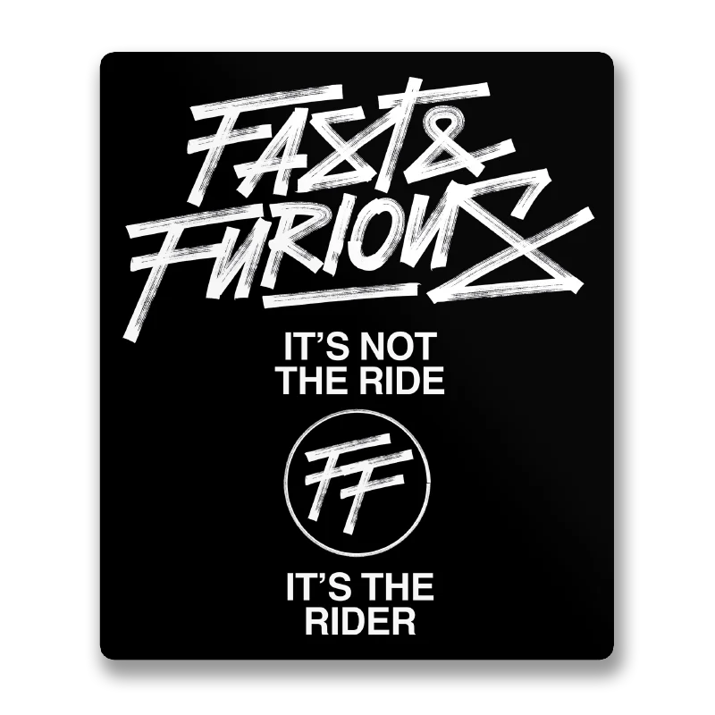 It's Not The Ride - It's The Rider Sticker