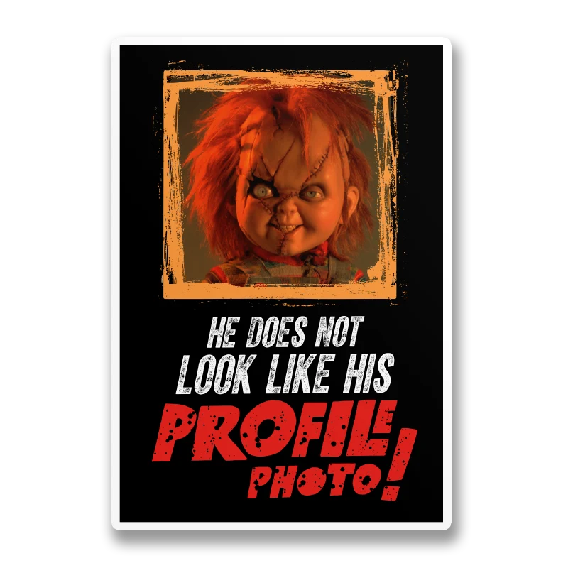 He Does Not Look Like His Profile Photo Sticker