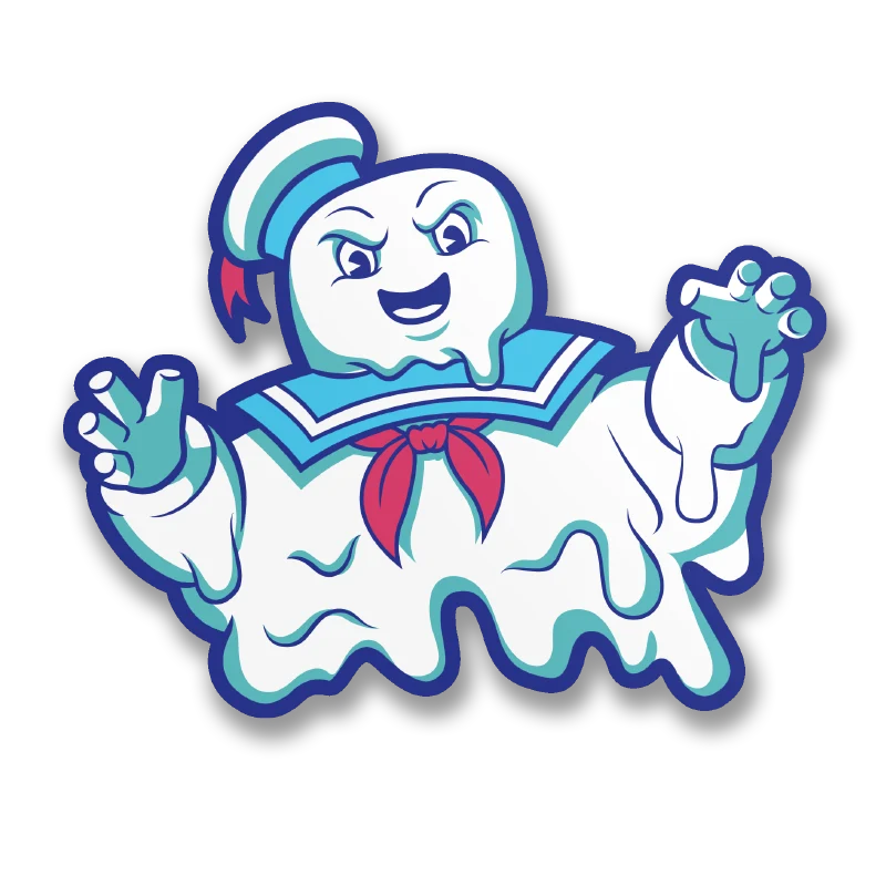 Marshmallow Man Sticker