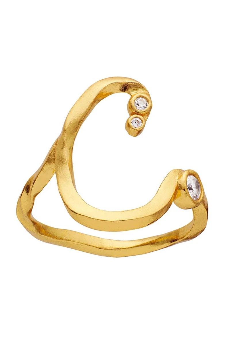 Maanesten - C Alphabet Ring - 4889a