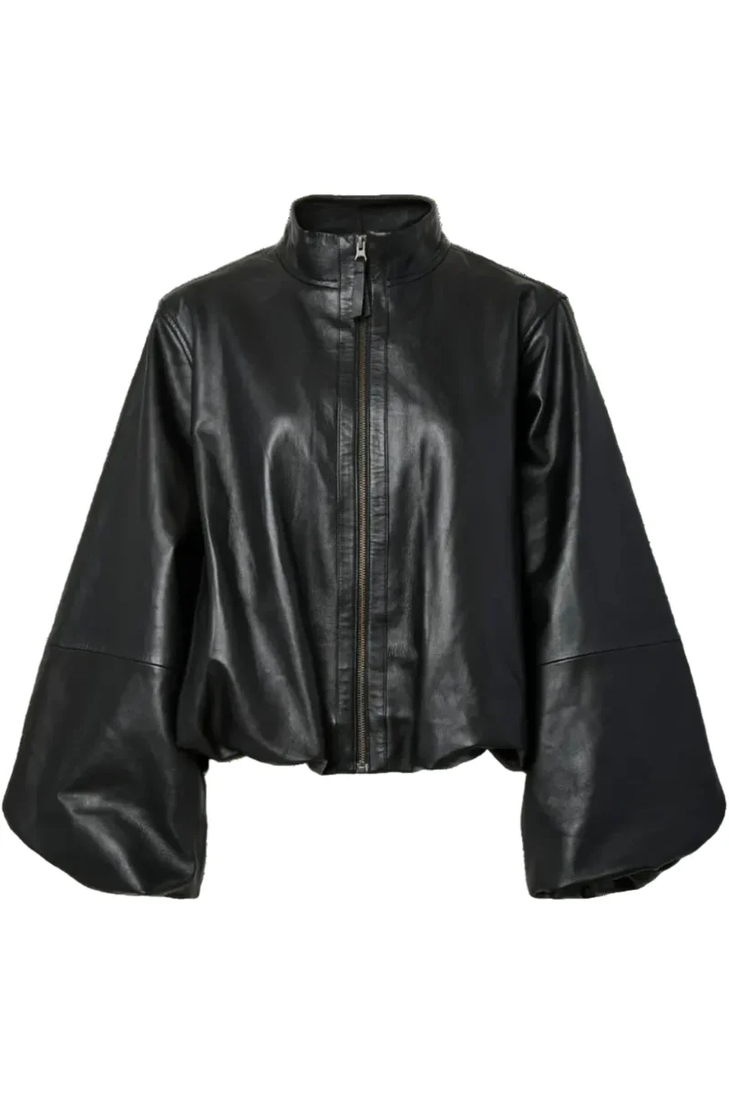 YAS - Yasisabel Leather Jacket - 5105116 Black